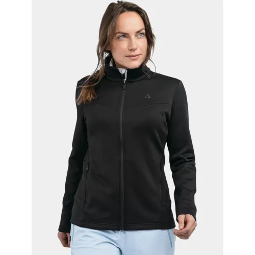 Schöffel Fleece Jk Style Pine WMS Női Polár, Softshell, Középréteg 9990-Black