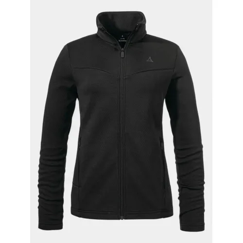 Schöffel Fleece Jk Style Pine WMS Női Polár, Softshell, Középréteg 9990-Black