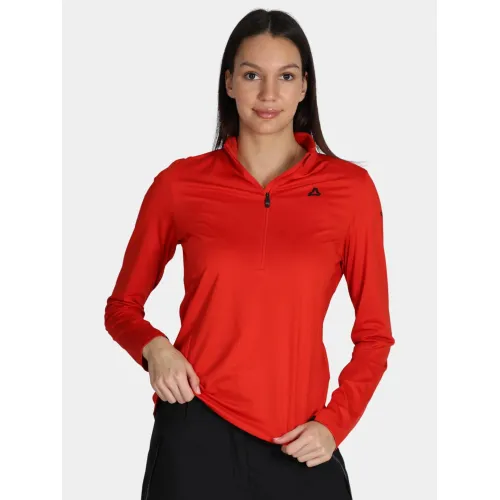 Schöffel Longsleeve Style Pine WMS Női Polár, Softshell, Középréteg 2205-Scarlet Red