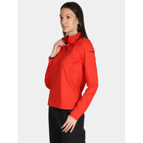 Schöffel Longsleeve Style Pine WMS Női Polár, Softshell, Középréteg 2205-Scarlet Red