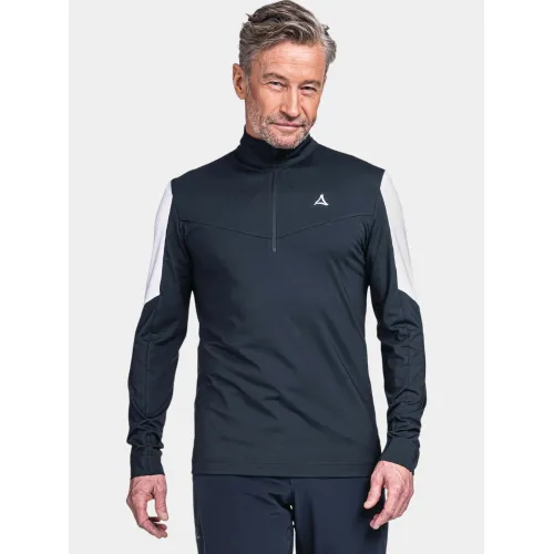 Schöffel Longsleeve Fiss M Férfi Polár, Softshell, Középréteg 0882-Navy Blazer