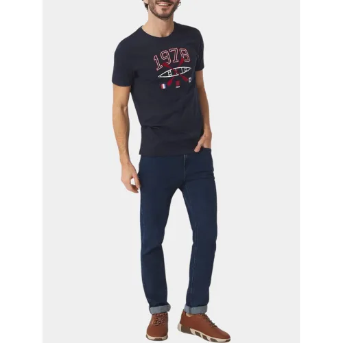 TBS Smithtee Férfi Póló 032-Marine