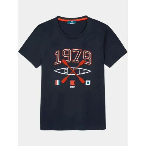 TBS Smithtee Férfi Póló 032-Marine