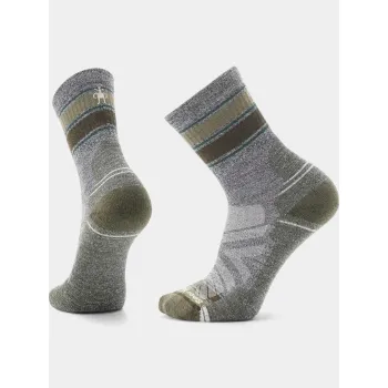 Smartwool Hike Light Cushion Striped Mid Crew Socks