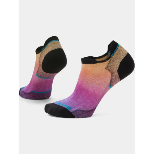 Smartwool Women s Run Zero Cushion Ombre Print Low Ankle Socks Női Zokni 823-Tandoori Orange