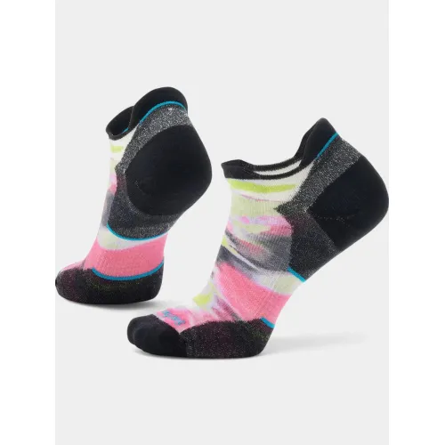 Smartwool Women s Run Targeted Cushion Brushed Print Low Ankle Socks Női Zokni L89-Power Pink