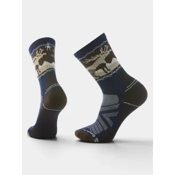 Smartwool Hike Light Cushion Mountain Moose Crew Socks