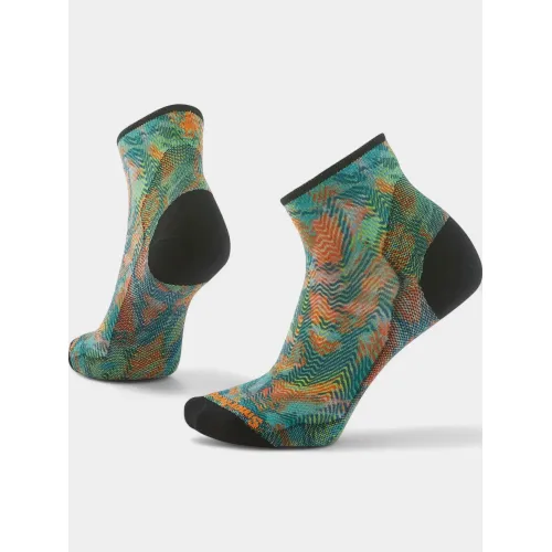 Smartwool Women s Bike Zero Cushion Music Print Ankle Socks Női Zokni K11-Honey Gold