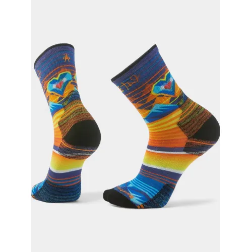 Smartwool Hike Targeted Cushion Open Hearts Print Crew Socks Férfi Zokni, alsónemű 150-Multi Color