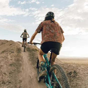Smartwool Bike Zero Cushion Rugged Ride Print Crew