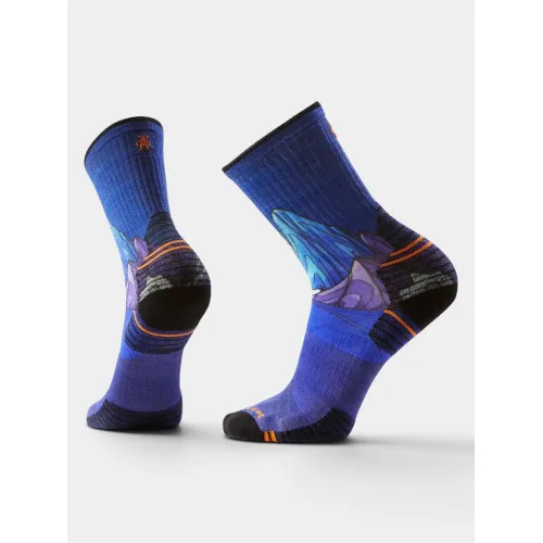 Smartwool Hike Targeted Cushion Mountain Myth Prin Kiegészítő Zokni 092-Deep Navy