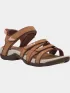 Teva Tirra Leather Női Szandál HYBR-Honey Brown
