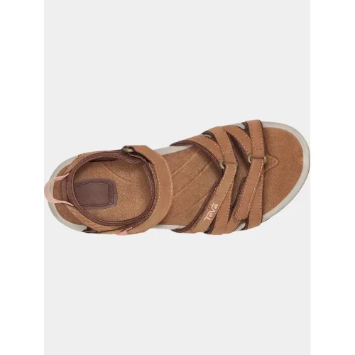 Teva Tirra Leather Női Szandál HYBR-Honey Brown
