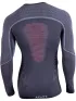 UYN Man Visyon Uw Shirt Lg Sl Férfi Aláöltözet G982-Charcoal Red White