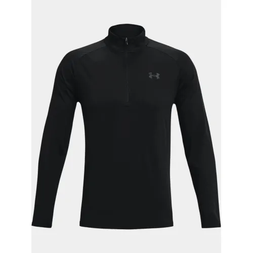 Under Armour UA Tech 2.0 1/2 Zip Férfi Hosszú ujjú póló 001-Black-Anthracite-White