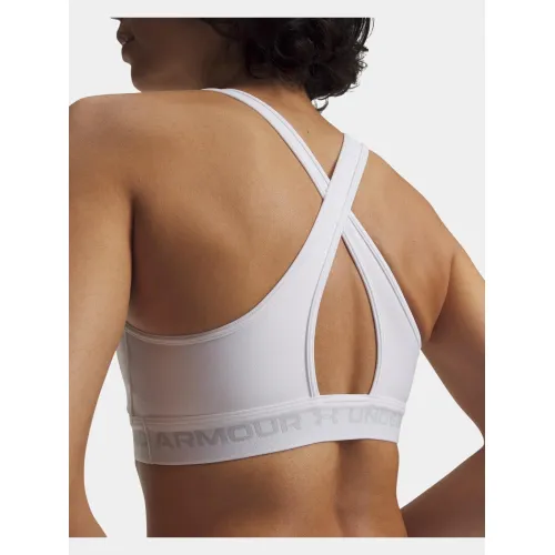 Under Armour Crossback Mid Bra Női Fitness felső 100-White