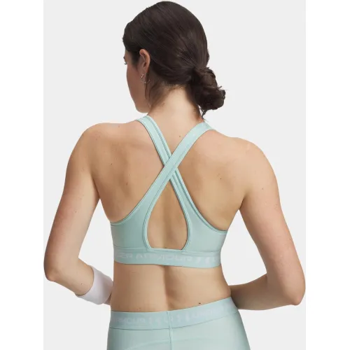 Under Armour Crossback Mid Bra Női Fitness felső 703-Green