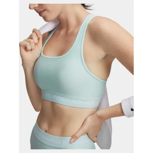 Under Armour Crossback Mid Bra Női Fitness felső 703-Green