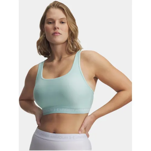 Under Armour Crossback Mid Bra Női Fitness felső 703-Green