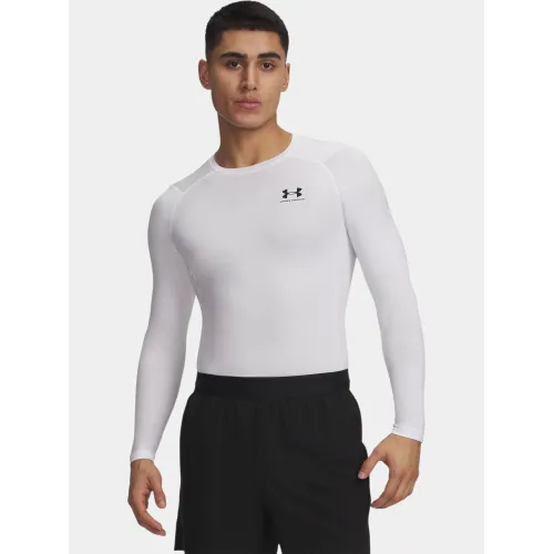 Under Armour UA HG Armour Comp LS Férfi Hosszú ujjú póló 100-White