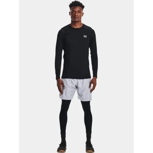 Under Armour UA CG Armour Fitted Crew Férfi Hosszú ujjú póló 001-Black-Anthracite-White