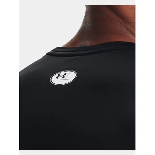 Under Armour UA CG Armour Fitted Crew Férfi Hosszú ujjú póló 001-Black-Anthracite-White