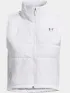 Under Armour Launch Insulated Vest Női Futó Kabát 100-White-Black