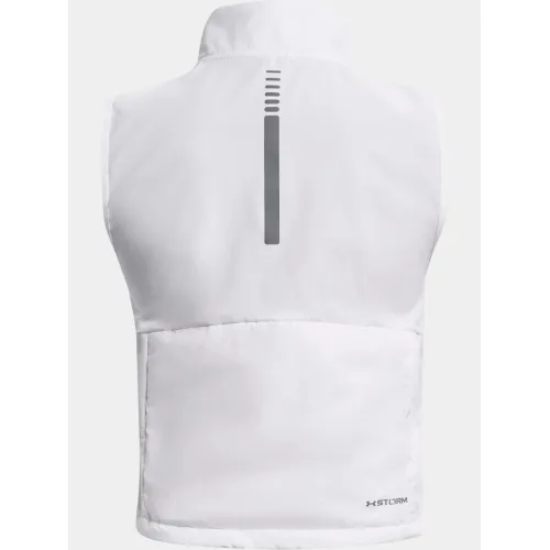 Under Armour Launch Insulated Vest Női Futó Kabát 100-White-Black