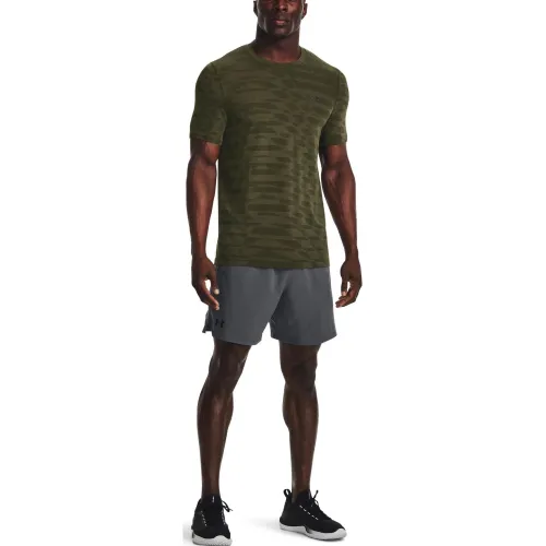 Under Armour Ua Seamless Novelty Ss Under Armour Ua Seamless Novelty Ss Férfi Sport felső 390-Marine OD Green
