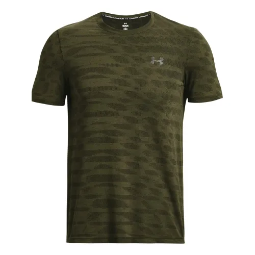 Under Armour Ua Seamless Novelty Ss Under Armour Ua Seamless Novelty Ss Férfi Sport felső 390-Marine OD Green