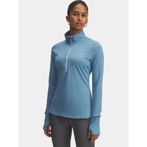 Under Armour UA Launch Pro Half Zip Under Armour UA Launch Pro Half Zip Női Hosszú ujjú póló 418-Blue Smoke-Reflective