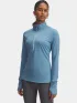 Under Armour UA Launch Pro Half Zip Under Armour UA Launch Pro Half Zip Női Hosszú ujjú póló 418-Blue Smoke-Reflective