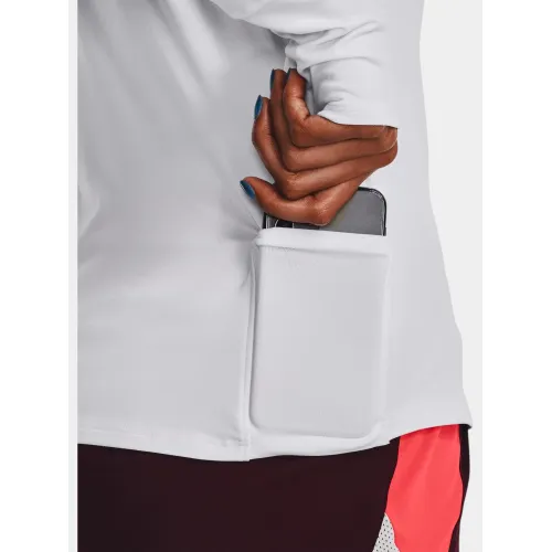 Under Armour UA Launch Pro Half Zip Férfi Hosszú ujjú póló 100-White