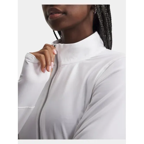 Under Armour UA Launch Pro Half Zip Férfi Hosszú ujjú póló 100-White