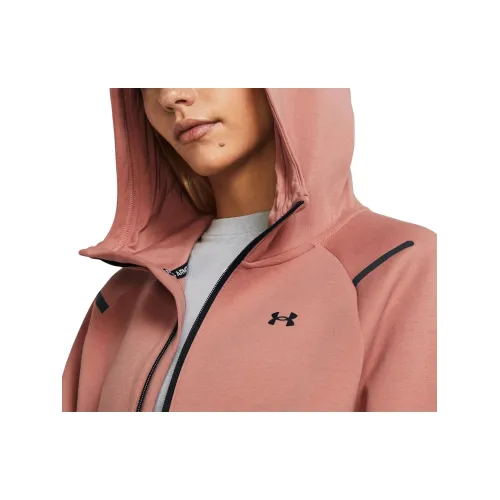 Under Armour Unstoppable Flc Fz Under Armour Unstoppable Flc Fz Női Pulóver 696-Pink