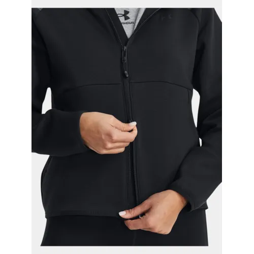 Under Armour Unstoppable Fleece FZ Női Pulóver 001-Black