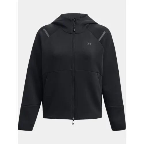 Under Armour Unstoppable Fleece FZ Női Pulóver 001-Black
