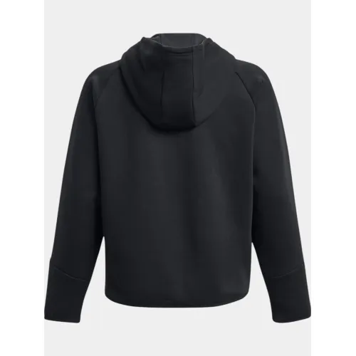 Under Armour Unstoppable Fleece FZ Női Pulóver 001-Black