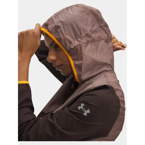 Under Armour UA Trail Run Jacket Női Futó Kabát 246-Kona Brown-Sierra Taupe-Reflect