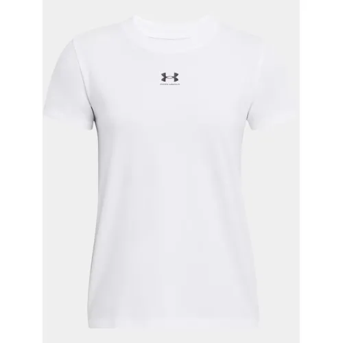 Under Armour UA Rival Core SS Női Póló 100-White