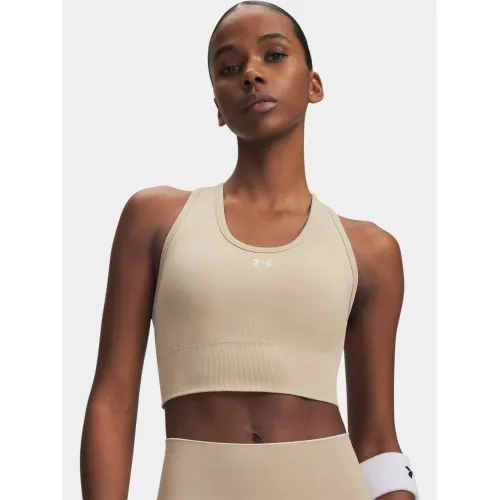 Under Armour Vanish Seamless Mid Bra Női Fitness felső 299-Brown