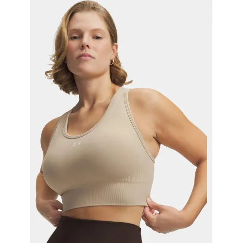 Under Armour Vanish Seamless Mid Bra Női Fitness felső 299-Brown