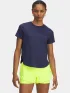 Under Armour UA Launch Elite Shortsleeve Női Fitness felső 403-Washed Navy-High Vis Yellow-Whi