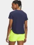 Under Armour UA Launch Elite Shortsleeve Női Fitness felső 403-Washed Navy-High Vis Yellow-Whi