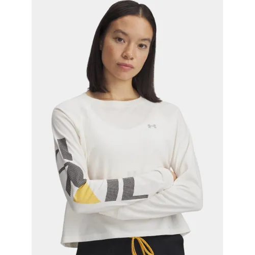 Under Armour UA Trail Run Graphic LS Under Armour UA Trail Run Graphic LS Női Sport felső 279-Stone