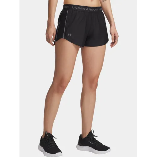 Under Armour Tech Play Up Shorts Női Futónadrág 001-Black