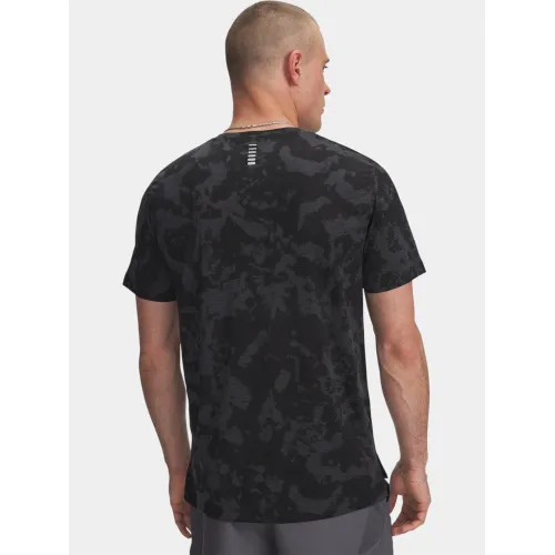Under Armour UA Launch Printed SS Férfi Sport felső 016-Anthracite-Black-Reflective