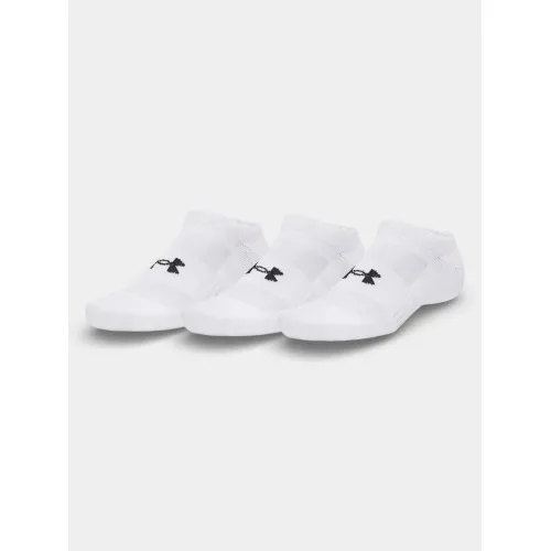Under Armour UA Performance Cotton 3pk NS Kiegészítő Zokni 100-White