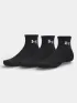 Under Armour UA Performance Cotton 3p Qtr Unisex Zokni 008-Black
