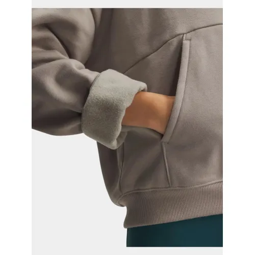 Under Armour UA Icon Fleece HZ Hoodie Női Pulóver 203-Brown